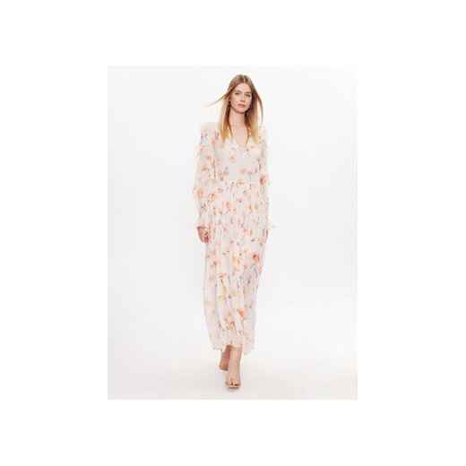 Sukienka Zadig&voltaire maxi wielokolorowa w serek w kwiaty