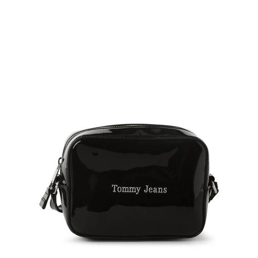 Tommy Jeans Damska torebka na ramię Kobiety Sztuczna skóra czarny jednolity ze sklepu vangraaf w kategorii Listonoszki - zdjęcie 159012652