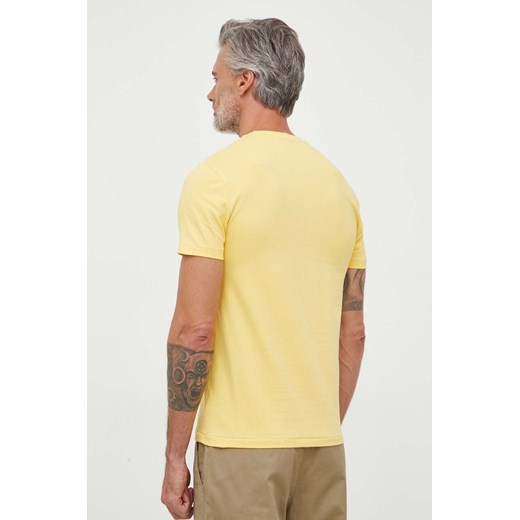 T-shirt męski Polo Ralph Lauren żółty 