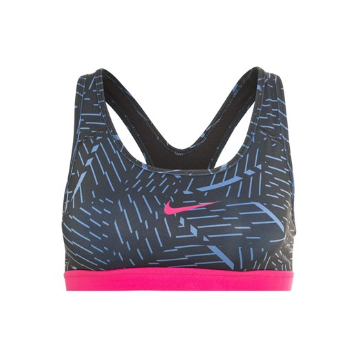 Nike Performance PRO CLASSIC BASH Biustonosz sportowy polar/anthracite/hot pink zalando rozowy fitness