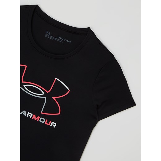 T-shirt o kroju loose fit z nadrukiem z logo Under Armour 140 Peek&Cloppenburg  wyprzedaż
