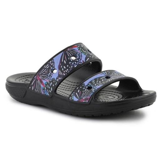 Klapki Crocs Classic Butterfly Sandal W 208246-0C4 czarne Crocs 38 ButyModne.pl