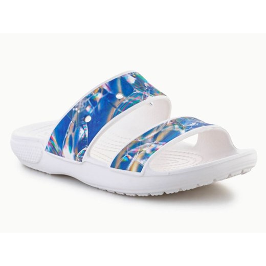 Klapki Crocs Classic Hyperreal Sandal W 208375-928 niebieskie ze sklepu ButyModne.pl w kategorii Klapki damskie - zdjęcie 159042963