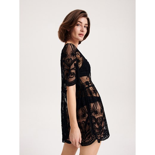 Reserved - Narzutka plażowa - Czarny Reserved M Reserved