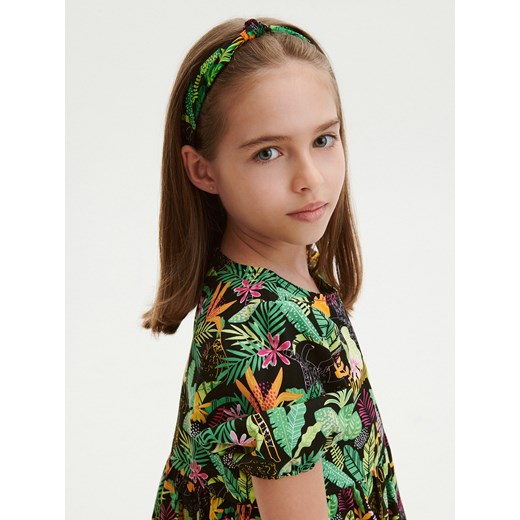 Reserved - Bawełniana opaska 2 pack - wielobarwny ze sklepu Reserved w kategorii Muchy - zdjęcie 159051921