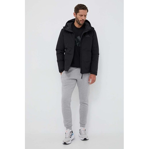 adidas kurtka puchowa męska kolor czarny zimowa S ANSWEAR.com
