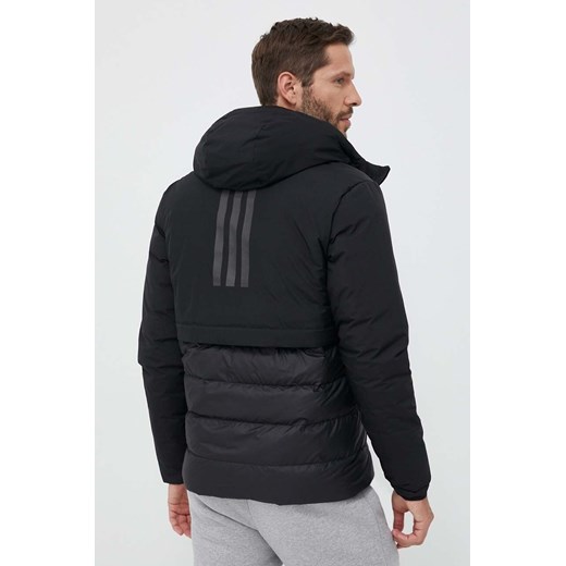 adidas kurtka puchowa męska kolor czarny zimowa S ANSWEAR.com