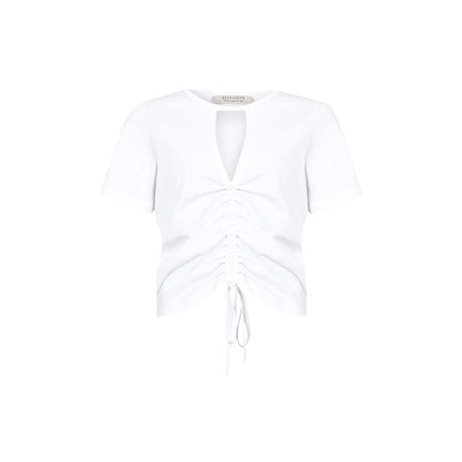 AllSaints t-shirt bawełniany kolor biały 40 ANSWEAR.com