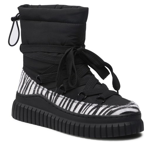 Śniegowce damskie Jenny Fairy sznurowane na platformie