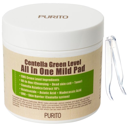 PURITO Centella Green Level Mild Pad 60 pads/130ml Purito larose