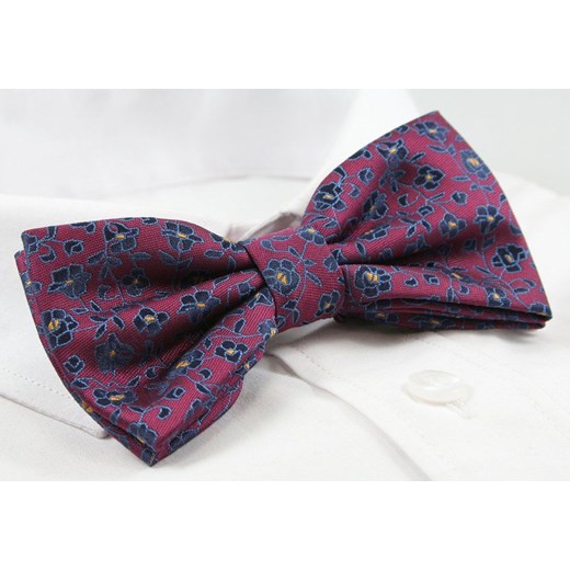 Mucha Męska Alties z Poszetką - Wzór Kwiatowy, Czerwone Tło MUALTS0913 Alties JegoSzafa.pl