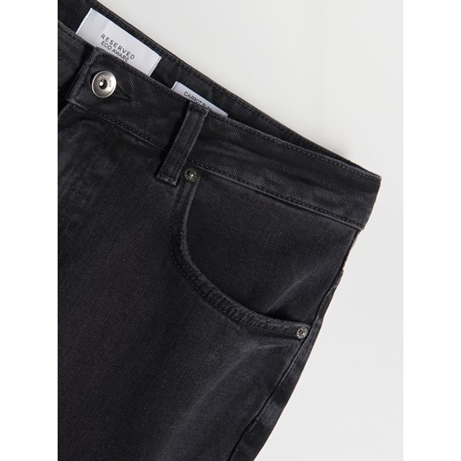 Reserved - Jeansy carrot slim - Czarny Reserved 31 Reserved