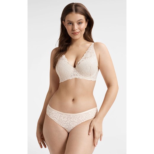 Henderson koronkowe klasyczne figi Halsey 40851-01X, Kolor kremowy, Rozmiar L, Henderson ze sklepu Intymna w kategorii Majtki damskie - zdjęcie 159092054