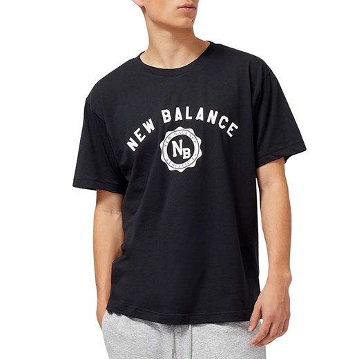 Koszulka New Balance MT31904BK - czarna ze sklepu streetstyle24.pl w kategorii T-shirty męskie - zdjęcie 159092444