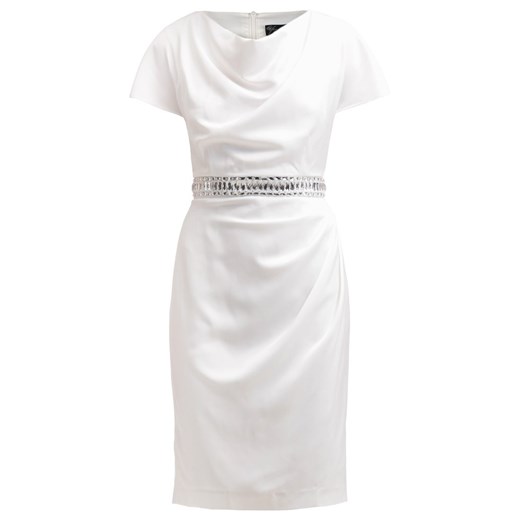 Young Couture by Barbara Schwarzer Sukienka koktajlowa white zalando szary abstrakcyjne wzory