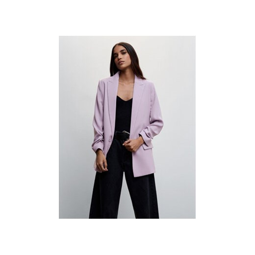 Mango Marynarka Eleonor 47916303 Fioletowy Regular Fit ze sklepu MODIVO w kategorii Marynarki damskie - zdjęcie 159104124