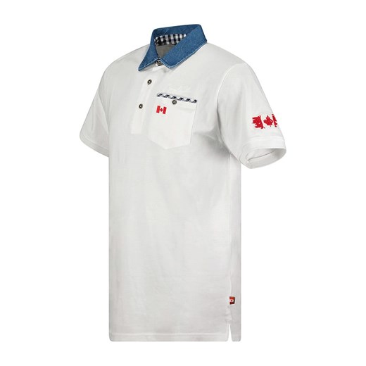 Canadian Peak Koszulka polo &quot;Kerwineak&quot; w kolorze białym Canadian Peak M okazyjna cena Limango Polska
