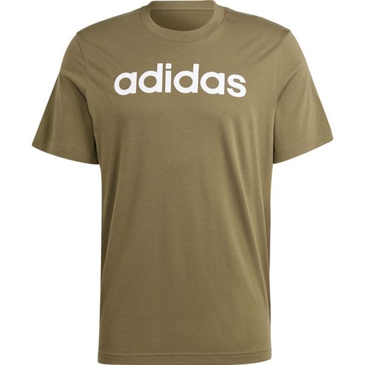 Koszulka męska Essentials Single Jersey Linear Embroidered Logo Adidas ze sklepu SPORT-SHOP.pl w kategorii T-shirty męskie - zdjęcie 159131862
