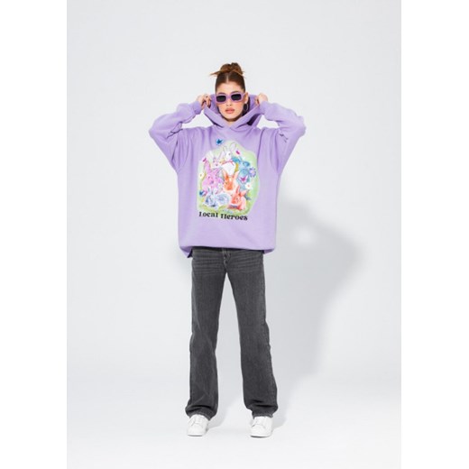 Damska bluza dresowa nierozpinana z kapturem LOCAL HEROES BUNNIES FANTASY HOODIE Local Heroes XS okazyjna cena Sportstylestory.com