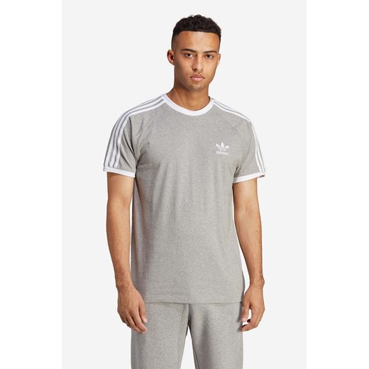 adidas Originals t-shirt bawełniany męski kolor szary wzorzysty XXL ANSWEAR.com