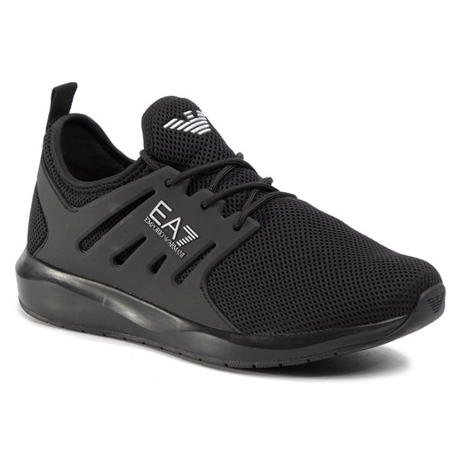 Sneakersy EA7 Emporio Armani X8X052 XCC57 A083 Triple Black dostępne inne rozmiary eobuwie.pl okazja