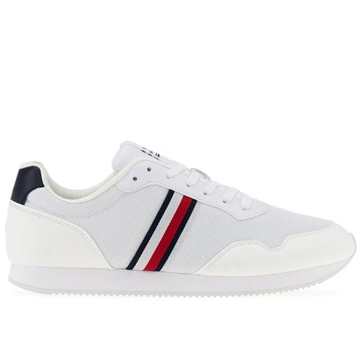 Buty Tommy Hilfiger Core Lo Runner FM0FM04504-YBS - białe ze sklepu streetstyle24.pl w kategorii Buty sportowe męskie - zdjęcie 159144994