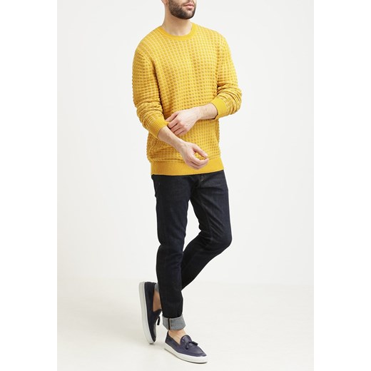 Paul Smith Jeans JUMPER Sweter gelb zalando zolty bez wzorów/nadruków