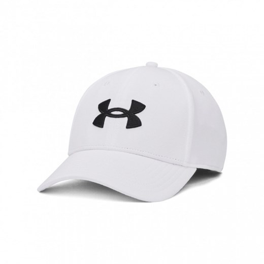 Męska czapka z daszkiem Under Armour Men's UA Blitzing - biała ze sklepu Sportstylestory.com w kategorii Czapki z daszkiem męskie - zdjęcie 159166200