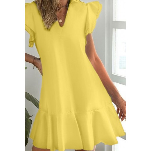 Sukienka MIFIRENA YELLOW XL okazyjna cena Ivet Shop