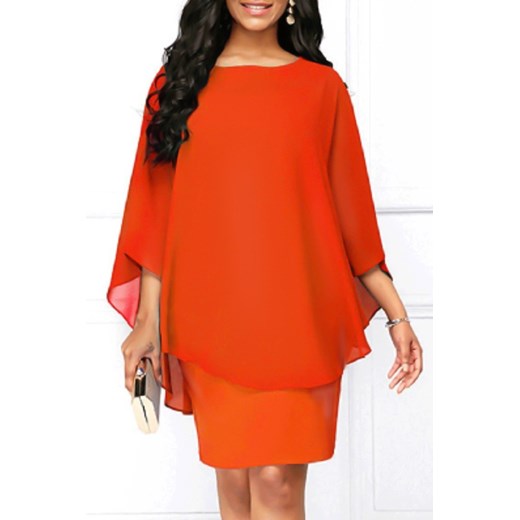 Sukienka BARFELDA RED ze sklepu Ivet Shop w kategorii Sukienki - zdjęcie 159167211