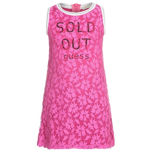 Guess Sukienka letnia pop pink zalando rozowy abstrakcyjne wzory