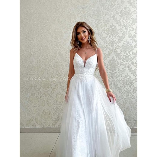 Sukienka ślubna biała Marry Me Butik Lalala 40 butiklalala