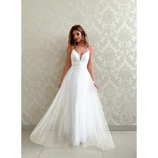 Sukienka ślubna biała Marry Me Butik Lalala 40 butiklalala