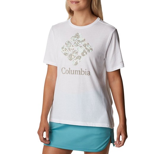 Koszulka Columbia Bluebird Day 1934002108  - biała ze sklepu streetstyle24.pl w kategorii Bluzki damskie - zdjęcie 159182222