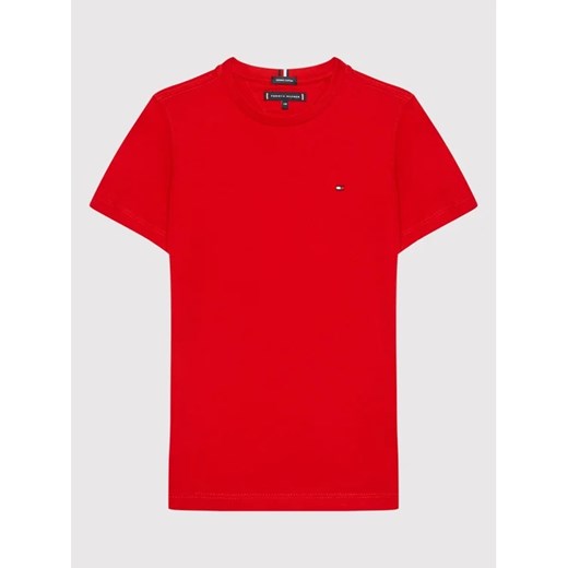 Tommy Hilfiger T-Shirt Essential KB0KB06879 D Czerwony Regular Fit Tommy Hilfiger 14Y promocyjna cena MODIVO