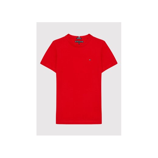 Tommy Hilfiger T-Shirt Essential KB0KB06879 D Czerwony Regular Fit Tommy Hilfiger 8Y MODIVO okazja