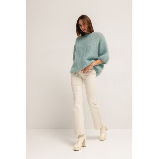 Steven Moherowy Sweter Miętowy Premium : kolor - Steven Moherowy Sweter Miętowy Lorenzo UNI Lorenzo