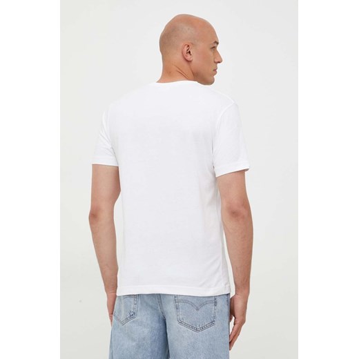 Gant t-shirt bawełniany kolor biały gładki Gant M ANSWEAR.com