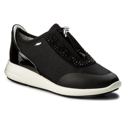 Sneakersy Geox D Ophira E D621CE 01402 C0595 Black/Black Geox 38 okazyjna cena eobuwie.pl