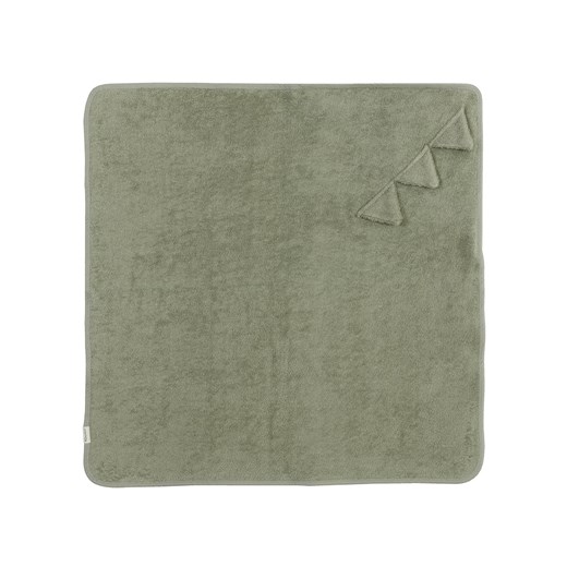 Kindsgut Ręcznik &quot;Dino&quot; w kolorze zielonym z kapturem - 75 x 75 cm Kindsgut promocja Limango Polska