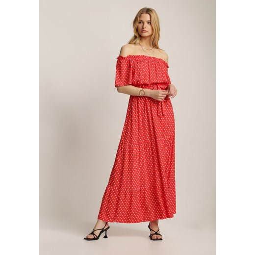 Czerwona Sukienka Kaliphanthe ze sklepu Renee odzież w kategorii Sukienki - zdjęcie 159212434