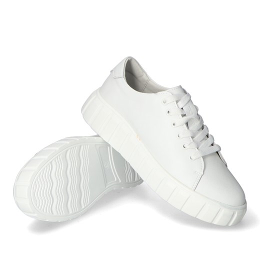Białe buty sportowe damskie Vinceza casualowe sznurowane 