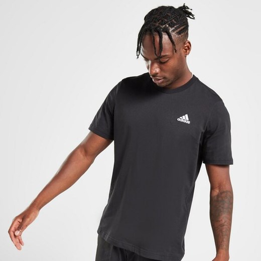 T-shirt męski czarny Adidas Sportswear z krótkimi rękawami
