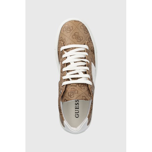 Guess sneakersy TODA kolor brązowy FL6TOD FAL12 Guess 38 ANSWEAR.com wyprzedaż