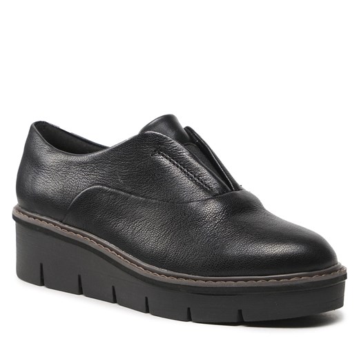 Półbuty Clarks Airabell Sky 261685974 Black Leather Clarks 39 okazja eobuwie.pl