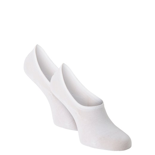 Tommy Hilfiger Stopki pakowane po 2 szt. Kobiety Bawełna biały jednolity ze sklepu vangraaf w kategorii Skarpetki damskie - zdjęcie 159244404