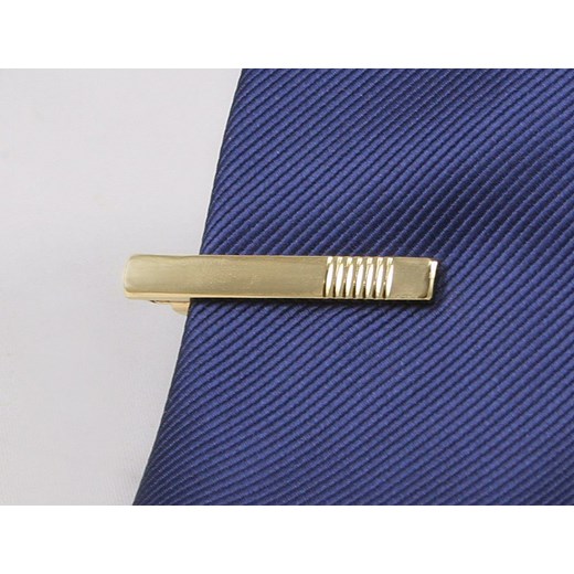 Elegancka Spinka do Krawata (4cm) - ALTIES - Złota SPKALT0071 Alties JegoSzafa.pl