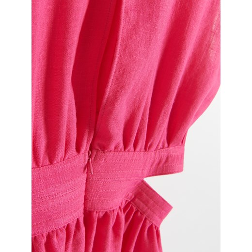 Reserved - Sukienka z wycięciami - Różowy Reserved S Reserved