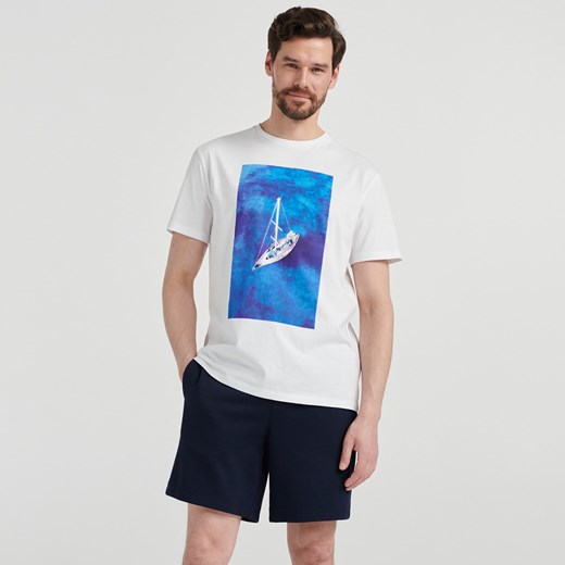 T-shirt męski Sinsay bawełniany z krótkim rękawem 