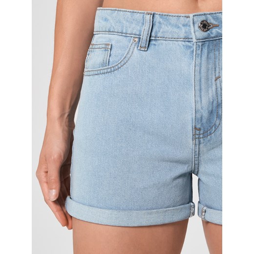 Sinsay - Szorty jeansowe mom high waist - Niebieski Sinsay 42 Sinsay